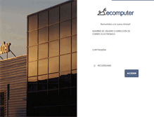 Tablet Screenshot of intranet.ecomputer.es